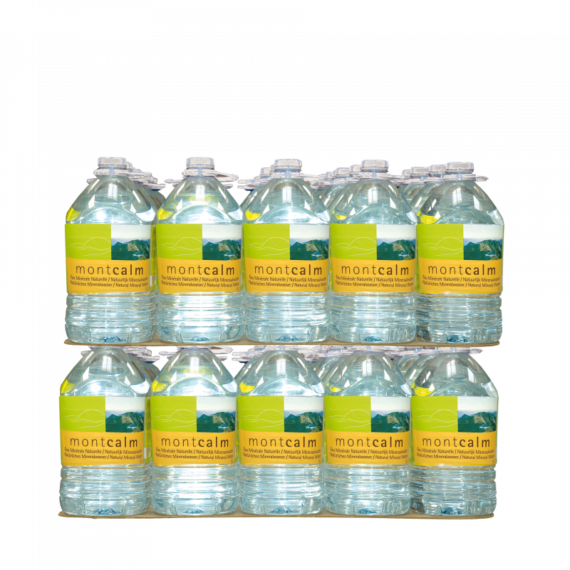 Montcalm-Mineralwasser, 1 Palette mit 80 x 5 Liter - Sie sparen 34,00 Euro