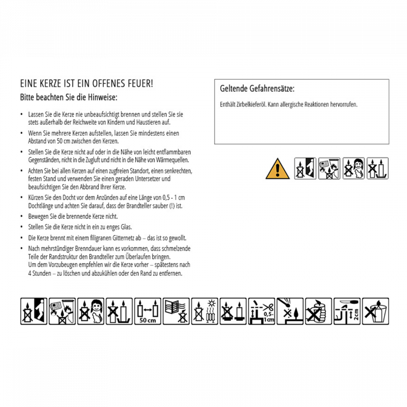 Allgäuer Heilkräuterkerze FRIEDEN